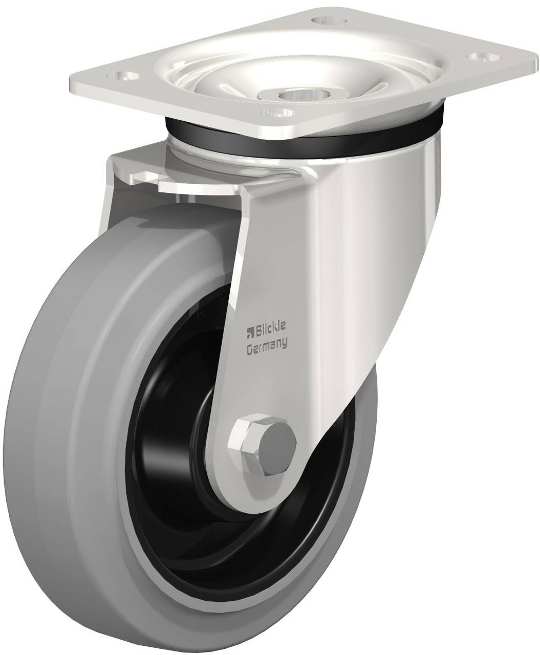 Blickle 853664 LKX-POEV 160XKA-SG Lenkrolle Rad-Durchmesser: 160mm Tragfähigkeit (max.): 400kg 1St.