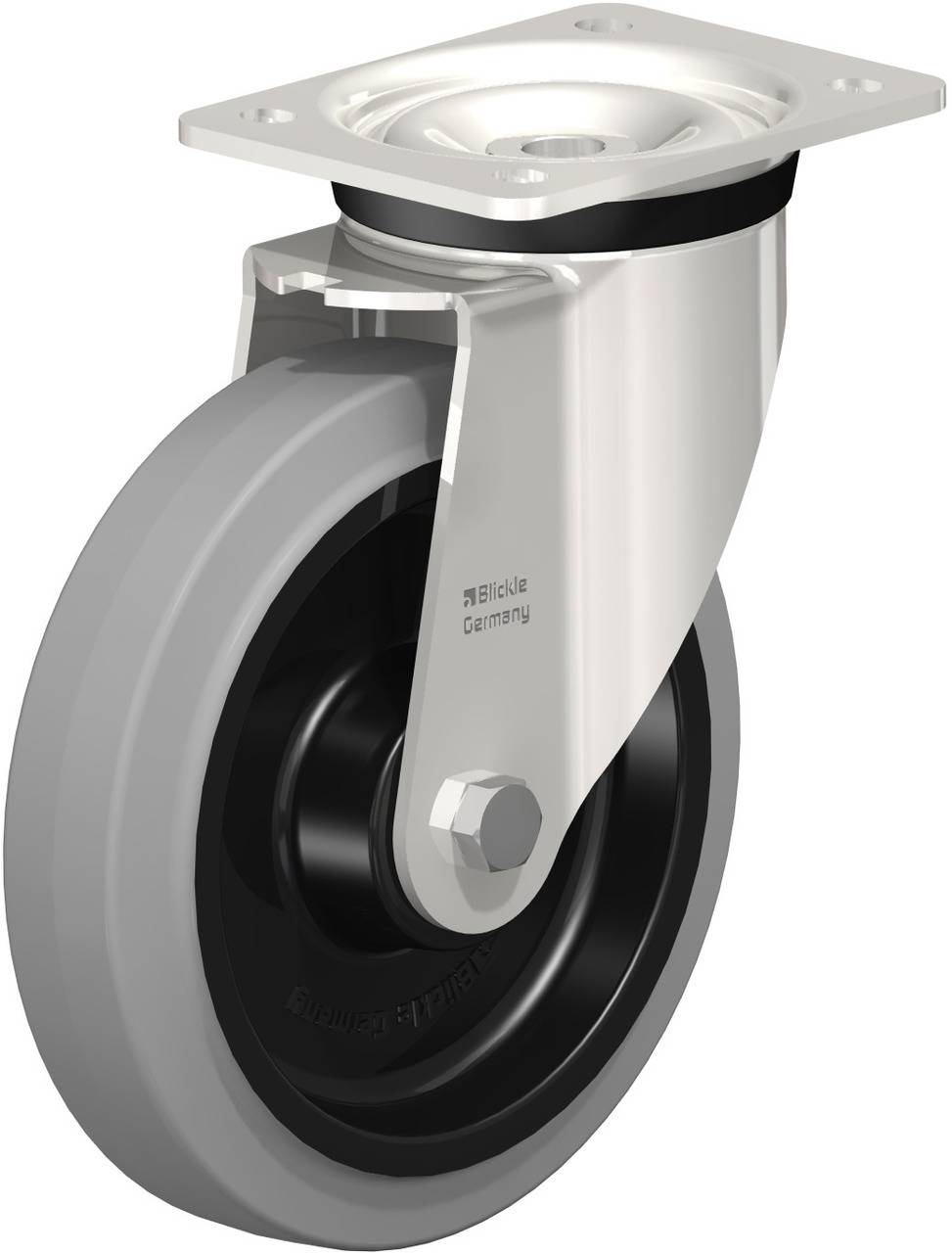 Blickle 853667 LKX-POEV 200XKA-SG Lenkrolle Rad-Durchmesser: 200mm Tragfähigkeit (max.): 500kg 1St.