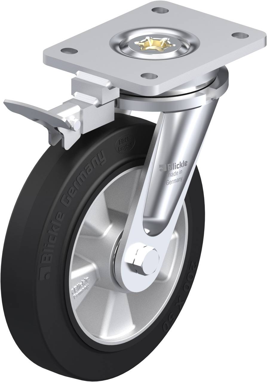 Blickle 695635 LO-ALEV 200K-RI4 Lenkrolle mit Feststeller Rad-Durchmesser: 200mm Tragfähigkeit (max.): 500kg 1St.