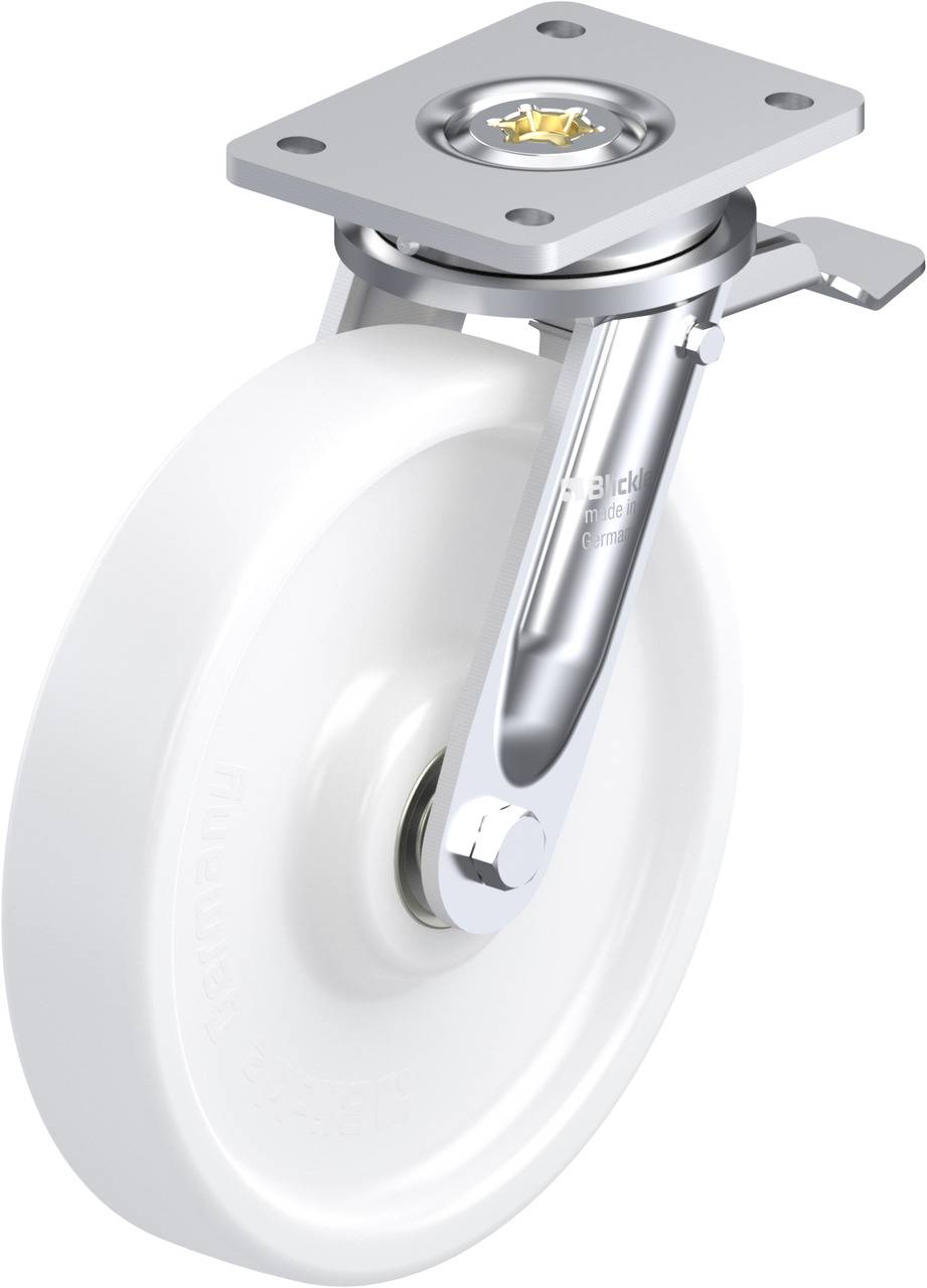 Blickle 754949 LO-SPO 251K-ST Lenkrolle mit Feststeller Rad-Durchmesser: 250mm Tragfähigkeit (max.): 1200kg 1St.