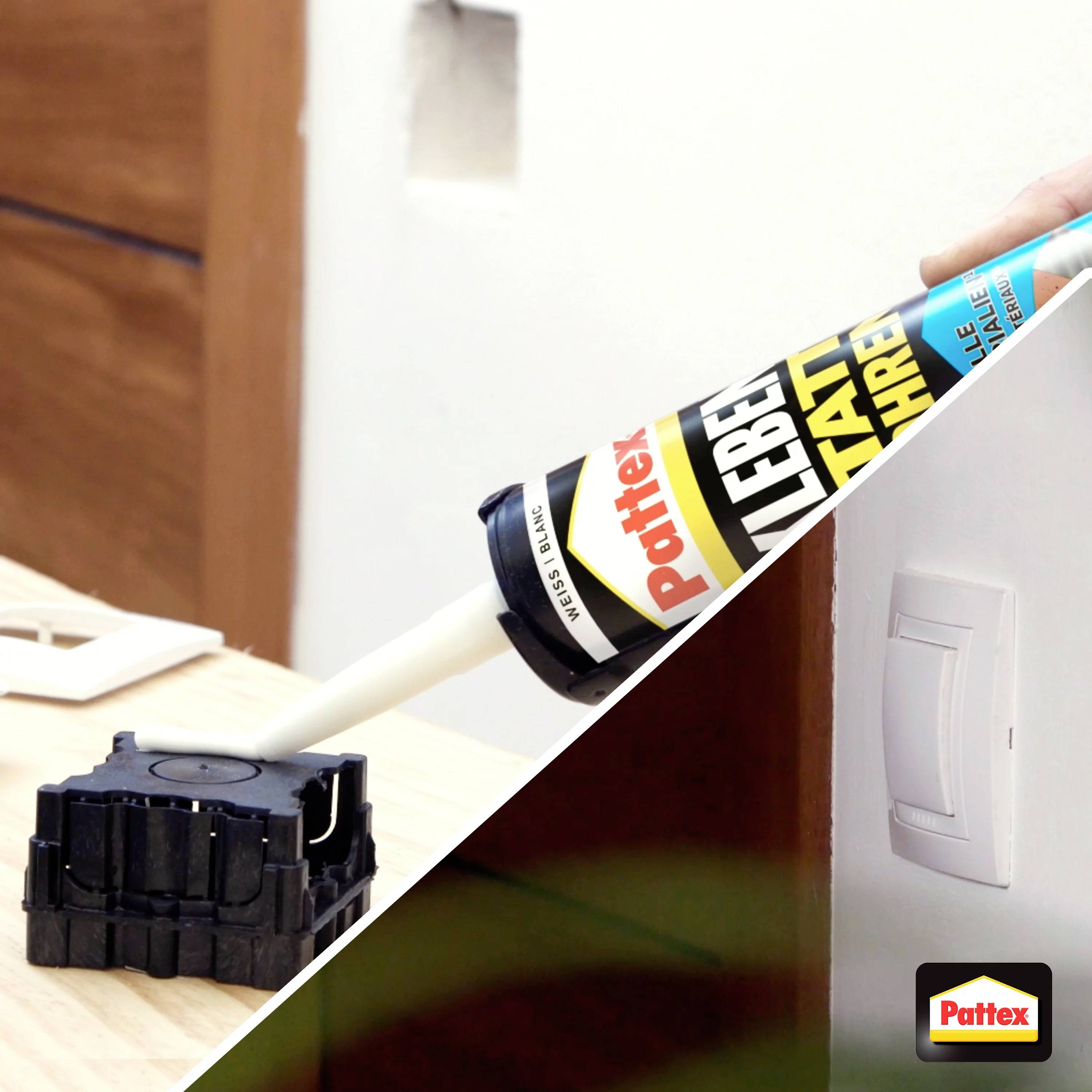 Pattex Kleben statt Bohren Klebe- und Dichtmasse PKBUW 450g