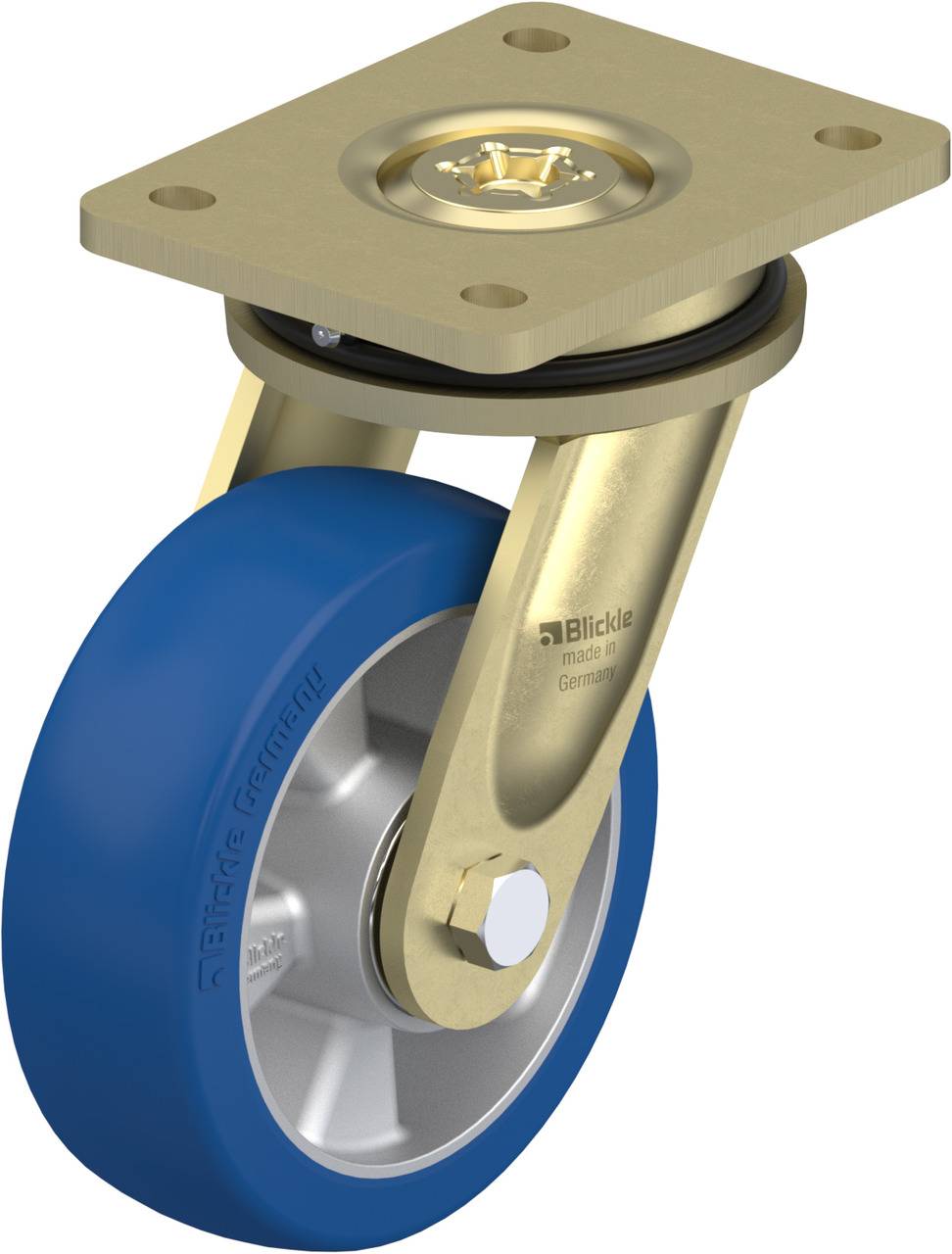 Blickle 755012 LS-ALBS 150K Lenkrolle Rad-Durchmesser: 150mm Tragfähigkeit (max.): 500kg 1St.
