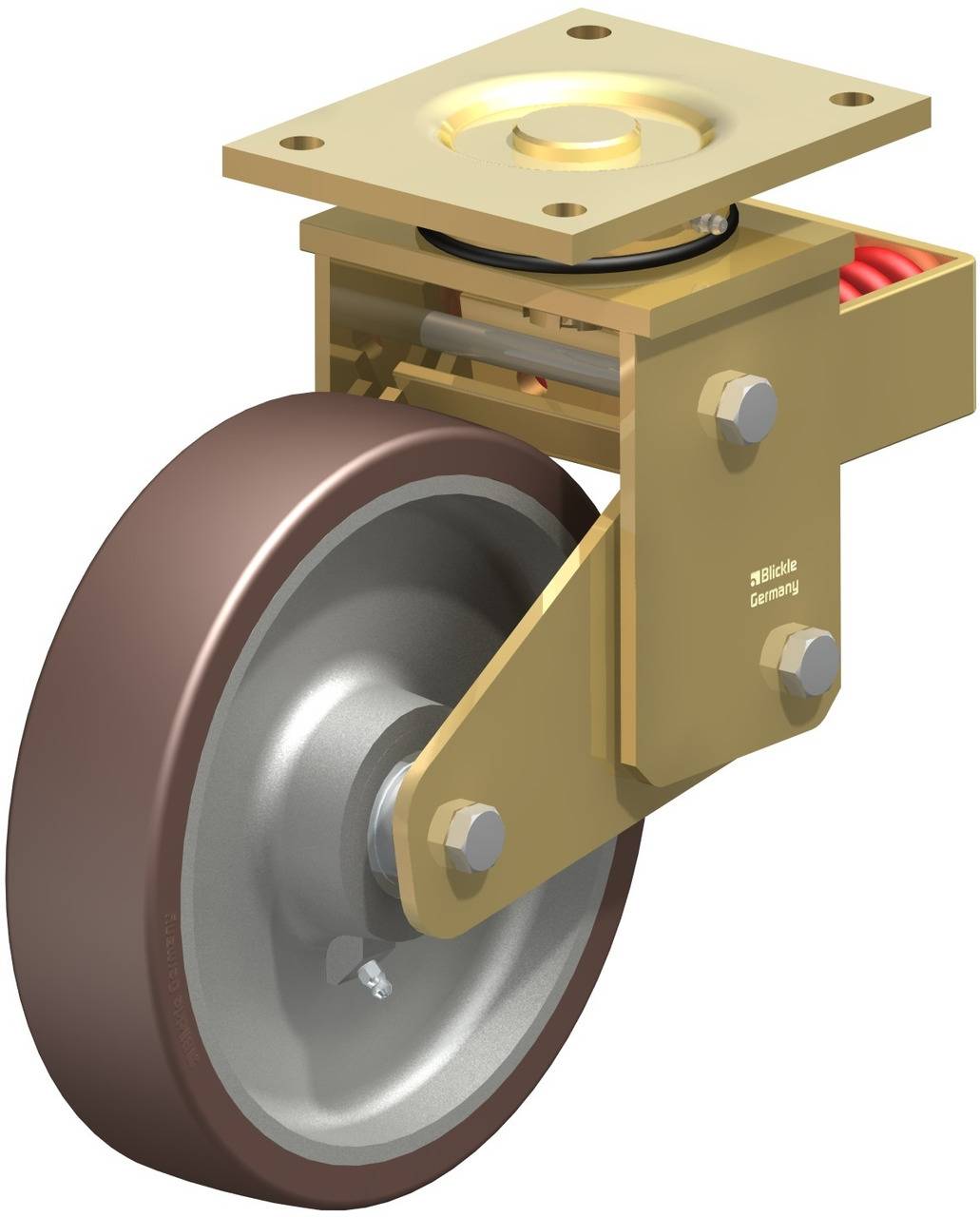 Blickle 755399 LSFN-GB 250K Lenkrolle gefedert Rad-Durchmesser: 250mm Tragfähigkeit (max.): 1500kg 1St.