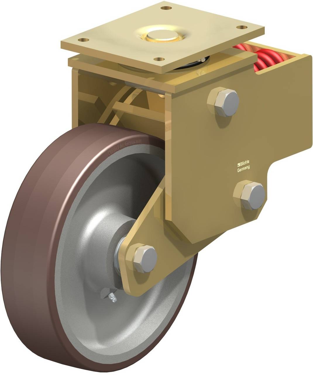 Blickle 755402 LSFN-GB 302K Lenkrolle gefedert Rad-Durchmesser: 300mm Tragfähigkeit (max.): 2400kg 1St.