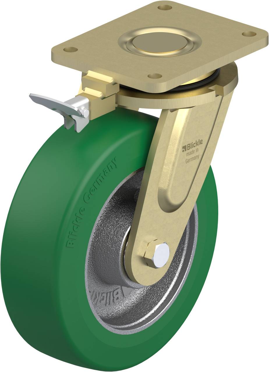 Blickle 852440 LS-GST 252K-RI4 Lenkrolle mit Feststeller Rad-Durchmesser: 250mm Tragfähigkeit (max.): 1400kg 1St.