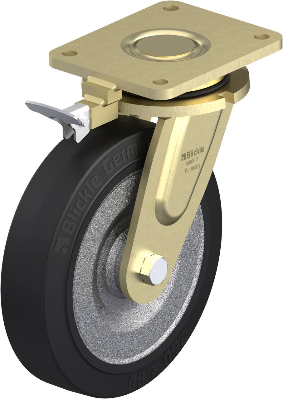 Blickle 759767 LS-SE 250K-RI4 Lenkrolle mit Feststeller Rad-Durchmesser: 250mm Tragfähigkeit (max.): 850kg 1St.