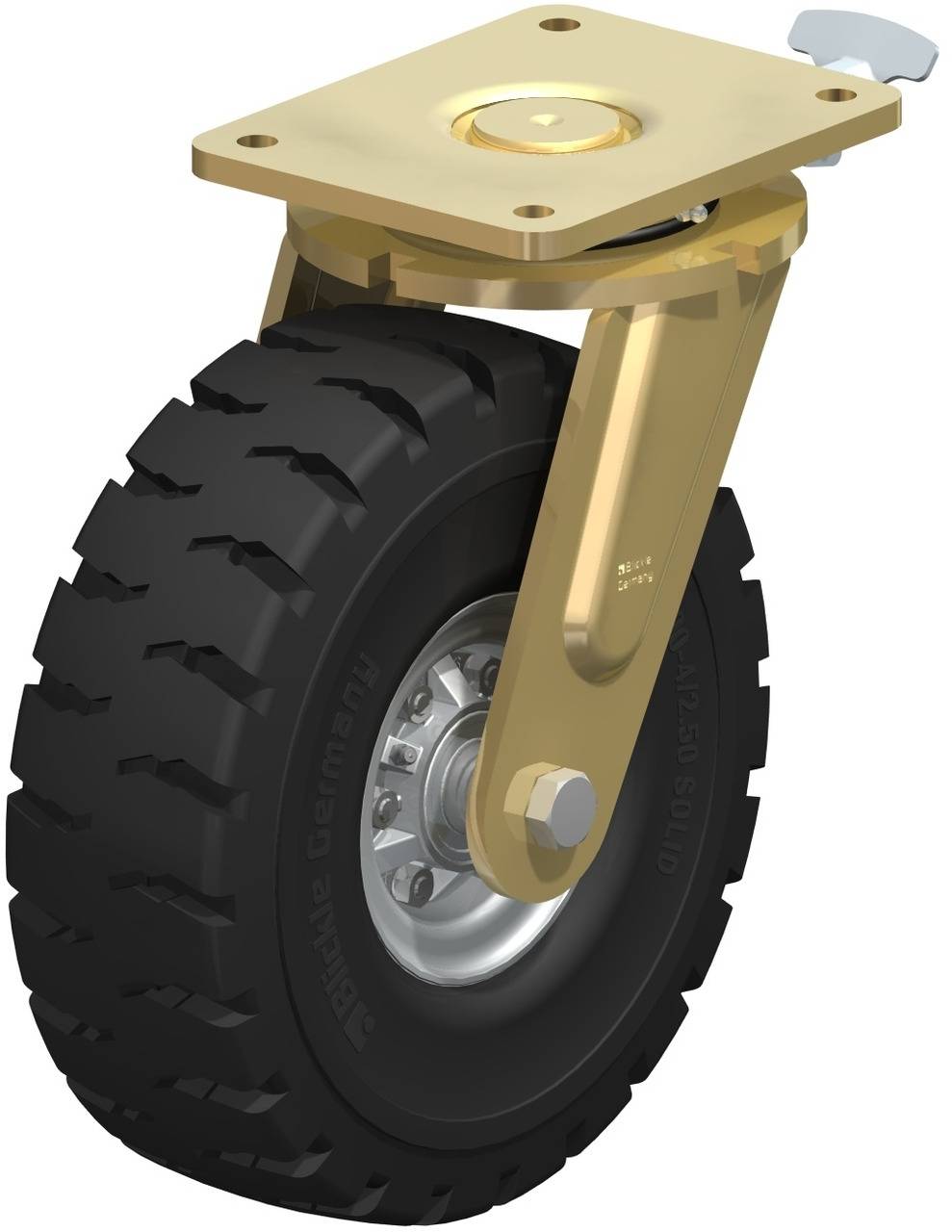 Blickle 852143 LS-VLE 312K-RI4 Lenkrolle mit Feststeller Rad-Durchmesser: 306mm Tragfähigkeit (max.): 700kg 1St.