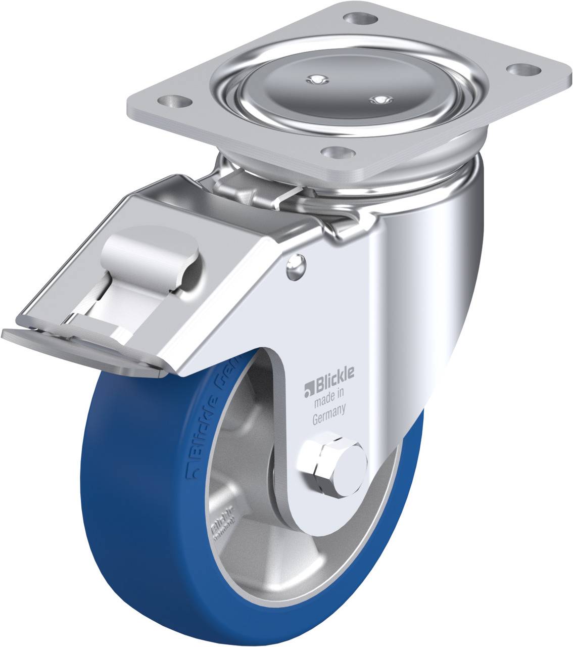 Blickle 755074 LU-ALBS 150K-FI Lenkrolle mit Feststeller Rad-Durchmesser: 150mm Tragfähigkeit (max.): 500kg 1St.