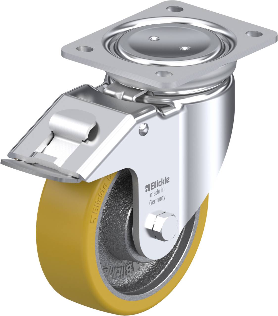 Blickle 759179 LU-GTH 150K-FI Lenkrolle mit Feststeller Rad-Durchmesser: 150mm Tragfähigkeit (max.): 800kg 1St.