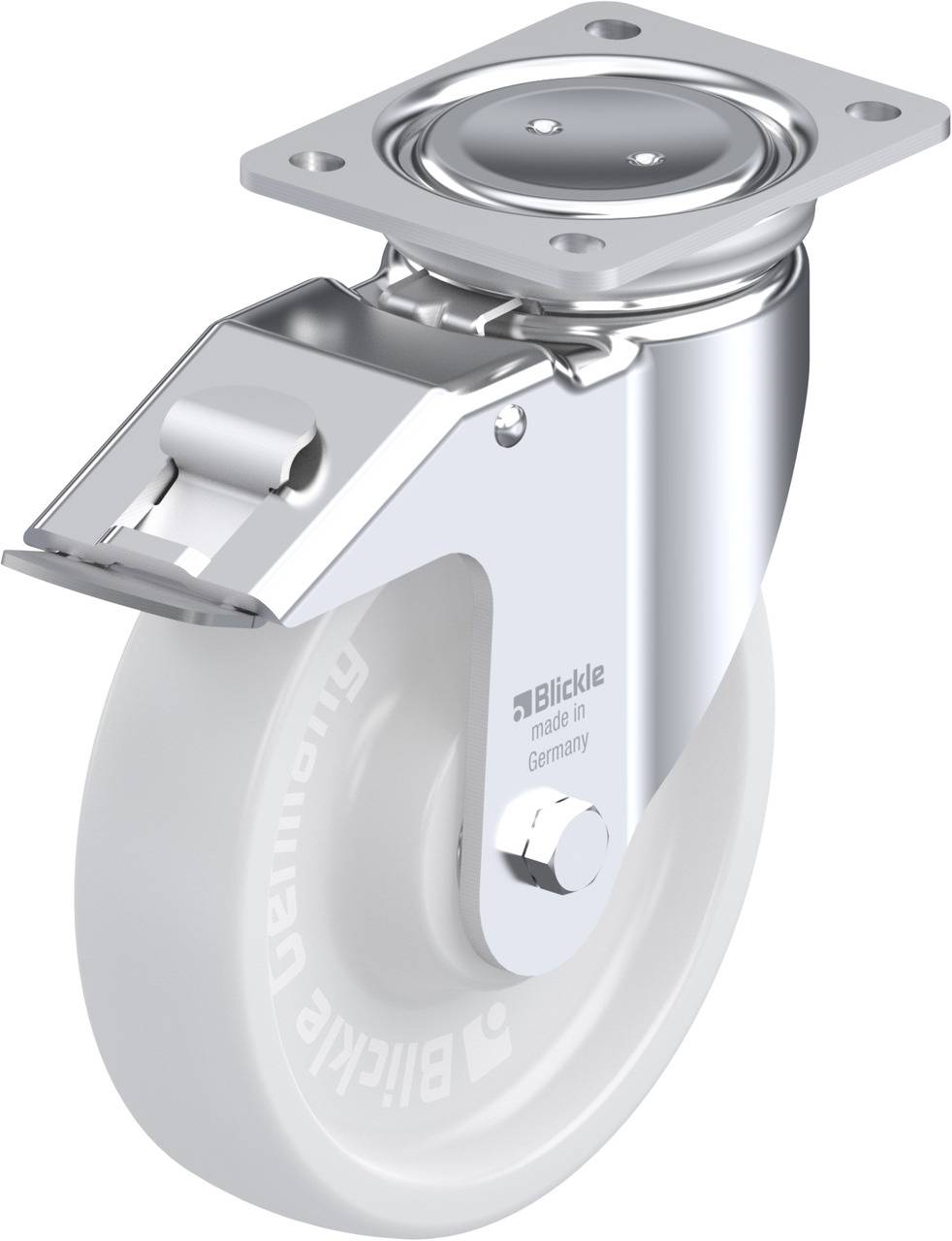Blickle 755150 LU-SPO 201K-FI Lenkrolle mit Feststeller Rad-Durchmesser: 200mm Tragfähigkeit (max.): 1000kg 1St.
