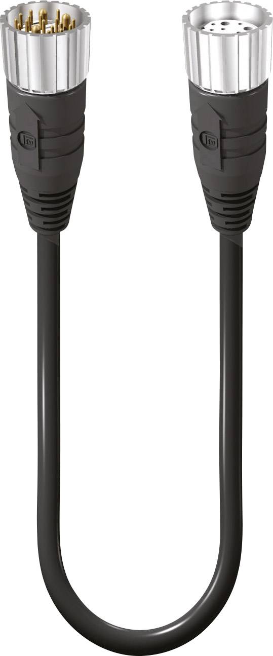 Lumberg Automation 2234 Sensor-/Aktor-Anschlussleitung M23 Stecker, gerade, Kupplung, gerade 10.00m Polzahl Sensoren: 19 1St.