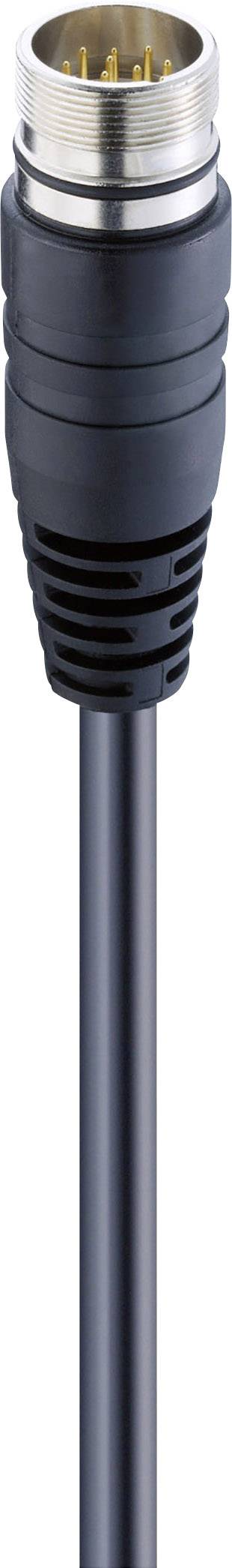 Lumberg Automation 21076 Sensor-/Aktor-Steckverbinder, konfektioniert M23 Stecker, gerade 1.00m Polzahl Sensoren: 12 1St.