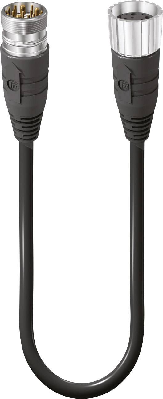 Lumberg Automation 14699 Sensor-/Aktor-Anschlussleitung M23 Stecker, gerade, Kupplung, gerade 1.00m Polzahl Sensoren: 12 1St.