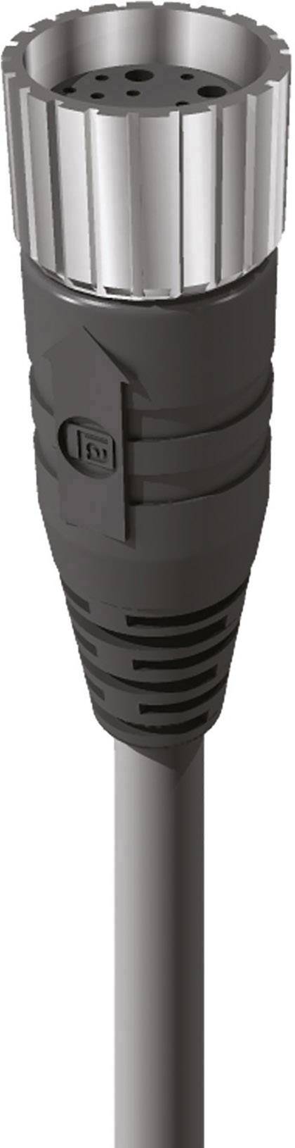 Lumberg Automation 89236 Sensor-/Aktor-Steckverbinder, konfektioniert M23 Kupplung, gewinkelt 5.00m Polzahl Sensoren: 19 1St.