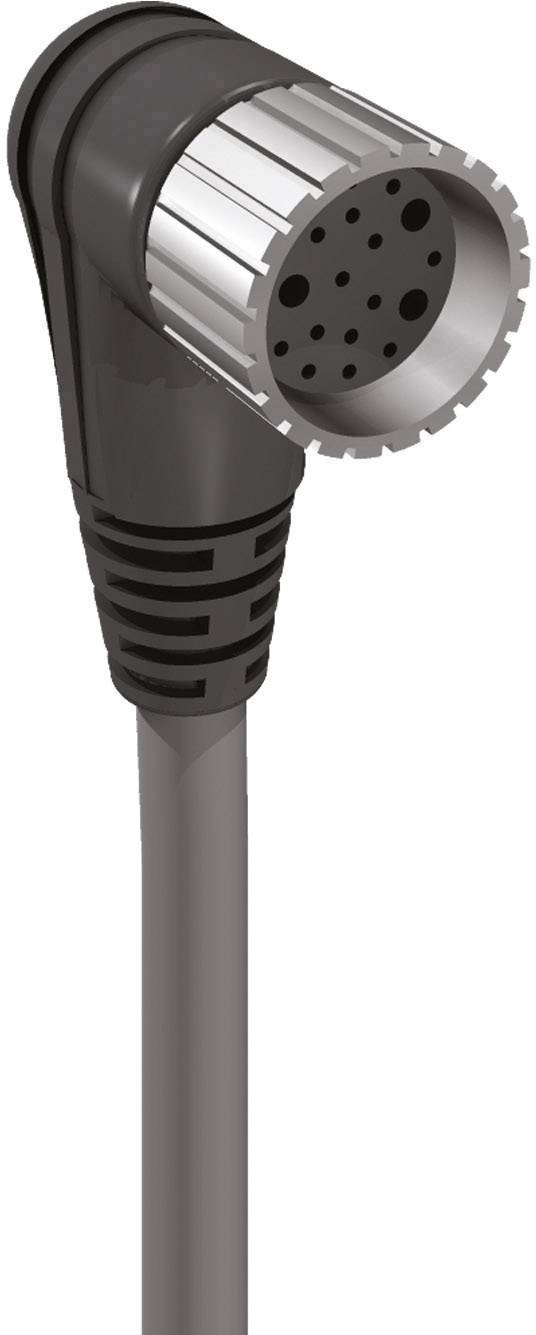 Lumberg Automation 74622 Sensor-/Aktor-Steckverbinder, konfektioniert M23 Kupplung, gewinkelt 10.00m Polzahl Sensoren: 19 1St.