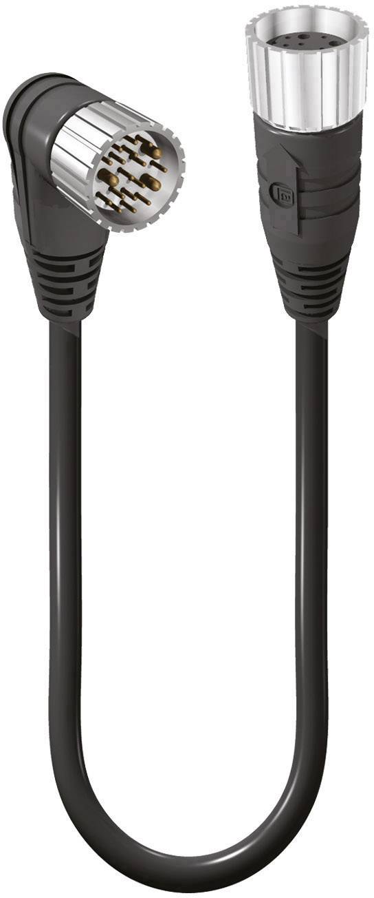 Lumberg Automation 5627 Sensor-/Aktor-Anschlussleitung M23 Stecker, gewinkelt, Kupplung, gerade 3.00m Polzahl Sensoren: 19 1St.