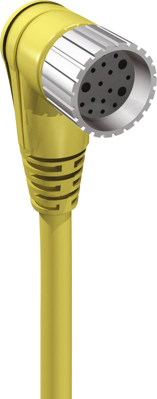 Lumberg Automation 6711 Sensor-/Aktor-Steckverbinder, konfektioniert M23 Kupplung, gewinkelt 15.00m Polzahl Sensoren: 19 1St.