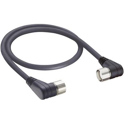 Lumberg Automation 1753 Sensor-/Aktor-Anschlussleitung M23 Stecker, gewinkelt, Kupplung, gewinkelt 15.00m Polzahl Sensoren: 19