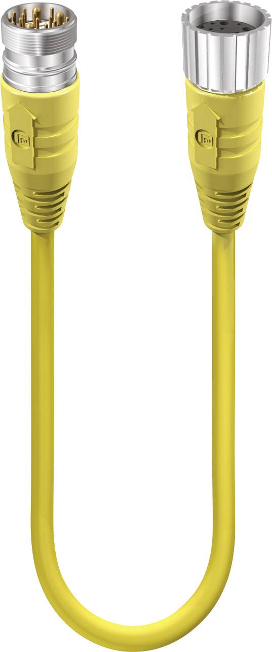 Lumberg Automation 12825 Sensor-/Aktor-Anschlussleitung M23 Stecker, gerade, Kupplung, gerade 10.00m Polzahl Sensoren: 19 1St.