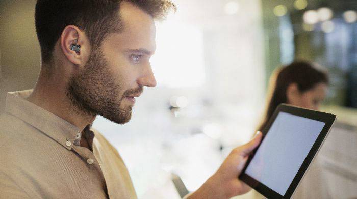 Cellularline BTPETITTWSK True Wireless, Bluetooth® Reise In Ear Stereo-Headset In Ear Headset Schwarz