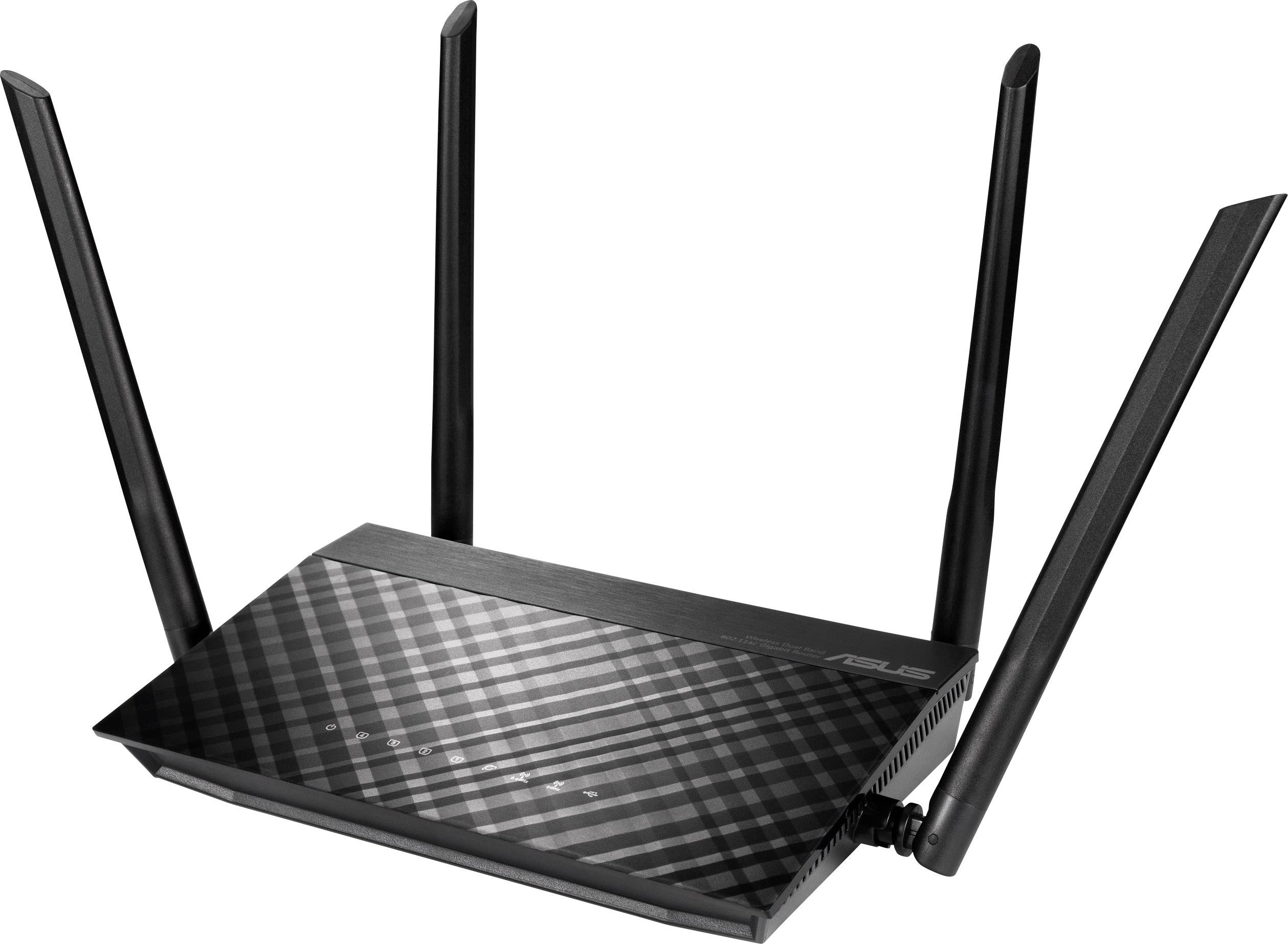 Asus AC1500 WLAN Router mit Modem 2.4 GHz, 5 GHz