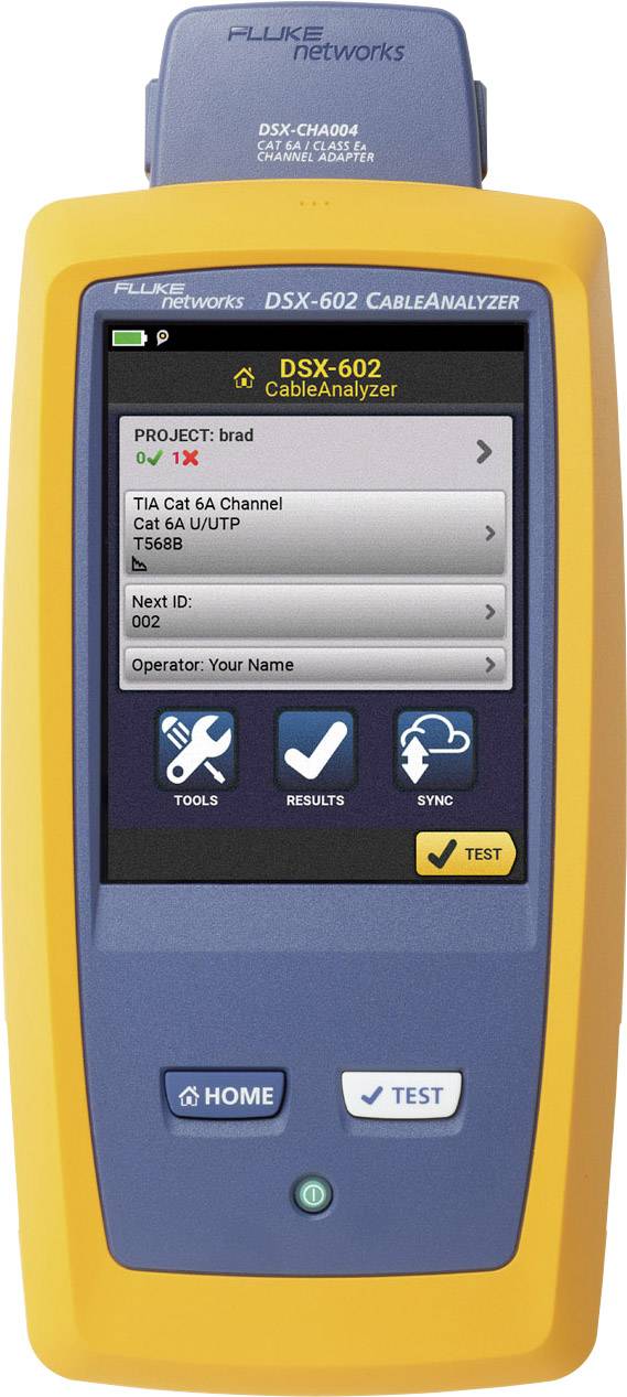 Fluke Networks Kabeltester 4956161 DSX-602-NW INT Netzwerk, Telekommunikation
