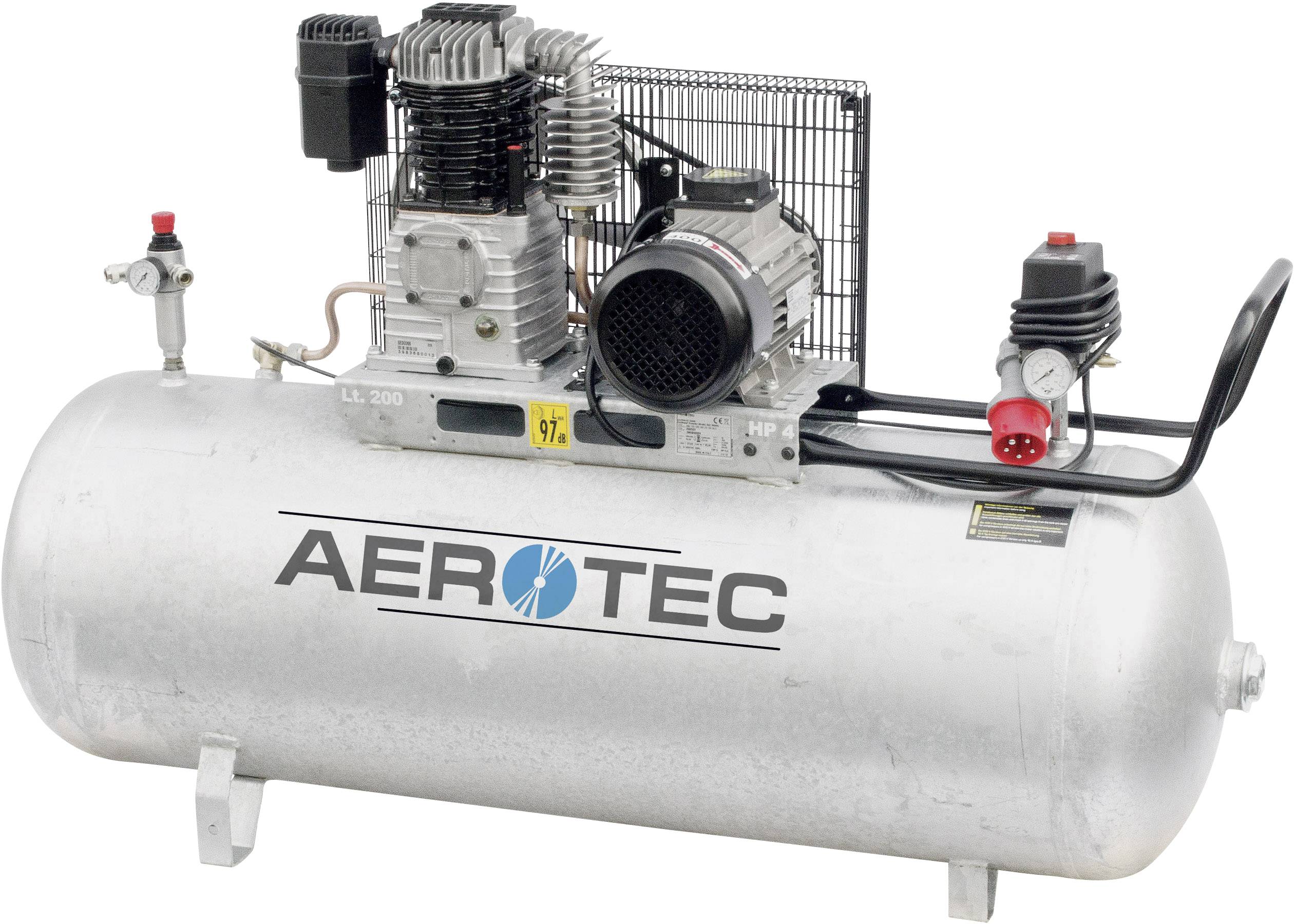 Aerotec Druckluft-Kompressor 550-200 Z PRO 200l 10 bar
