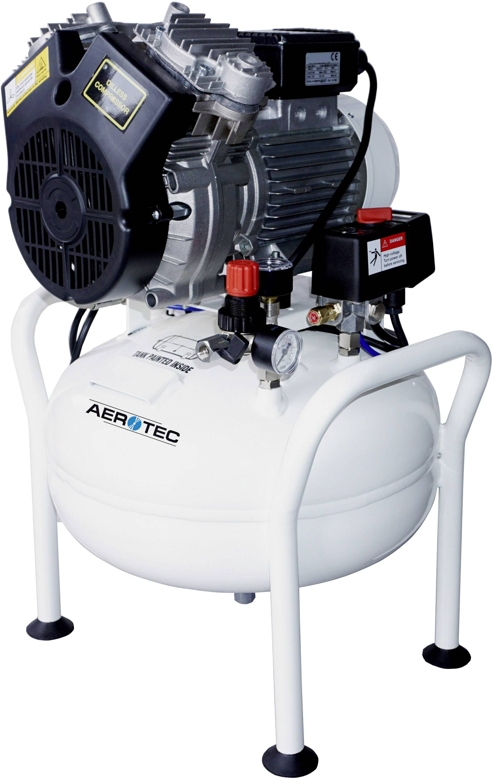Aerotec Druckluft-Kompressor AEROMEDIC XTR 2V-25L 25l 8 bar