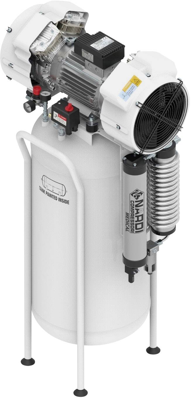 Aerotec Druckluft-Kompressor AEROMEDIC XTR 4D-90V 90l 10 bar