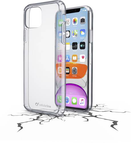 Cellularline CLEARDUOIPHXR2T Backcover Apple iPhone 11 Transparent