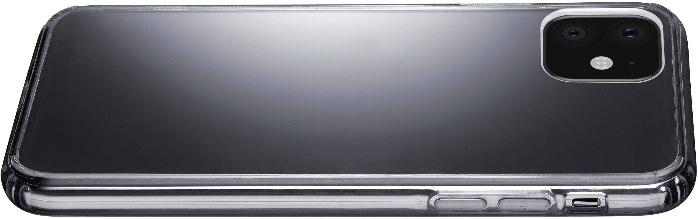 Cellularline CLEARDUOIPHXR2T Backcover Apple iPhone 11 Transparent Spritzwasserfest, Stoßfest