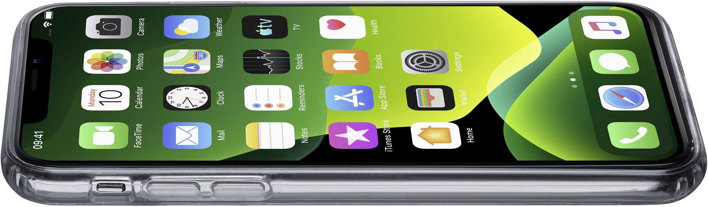 Cellularline CLEARDUOIPHXR2T Backcover Apple iPhone 11 Transparent Spritzwasserfest, Stoßfest