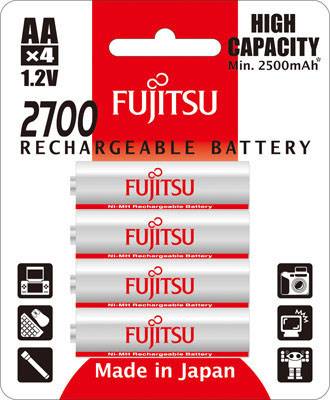 Fujitsu HR3UAEU Mignon (AA)-Akku NiMH 2700 mAh 1.2V 4St.