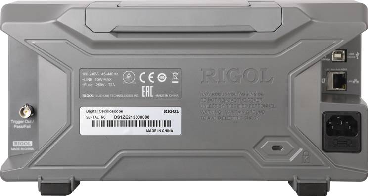 Rigol DS1202Z-E Digital-Oszilloskop 200 MHz 2-Kanal 1 GSa/s 24 Mpts 8 Bit 1 St.