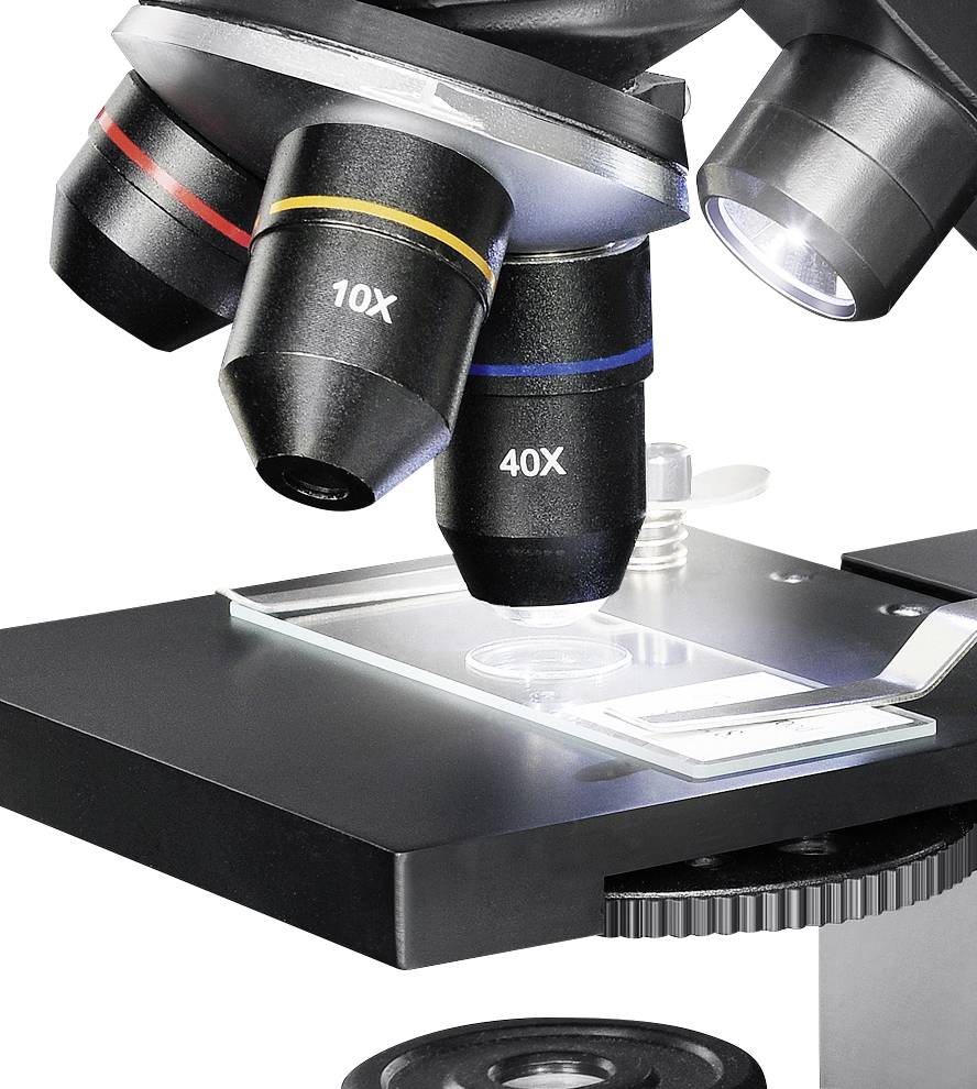 National Geographic 9039001 40x-1280x Mikroskop inkl. Smartphone Halterung Durchlichtmikroskop Monokular 1280 x Auflicht