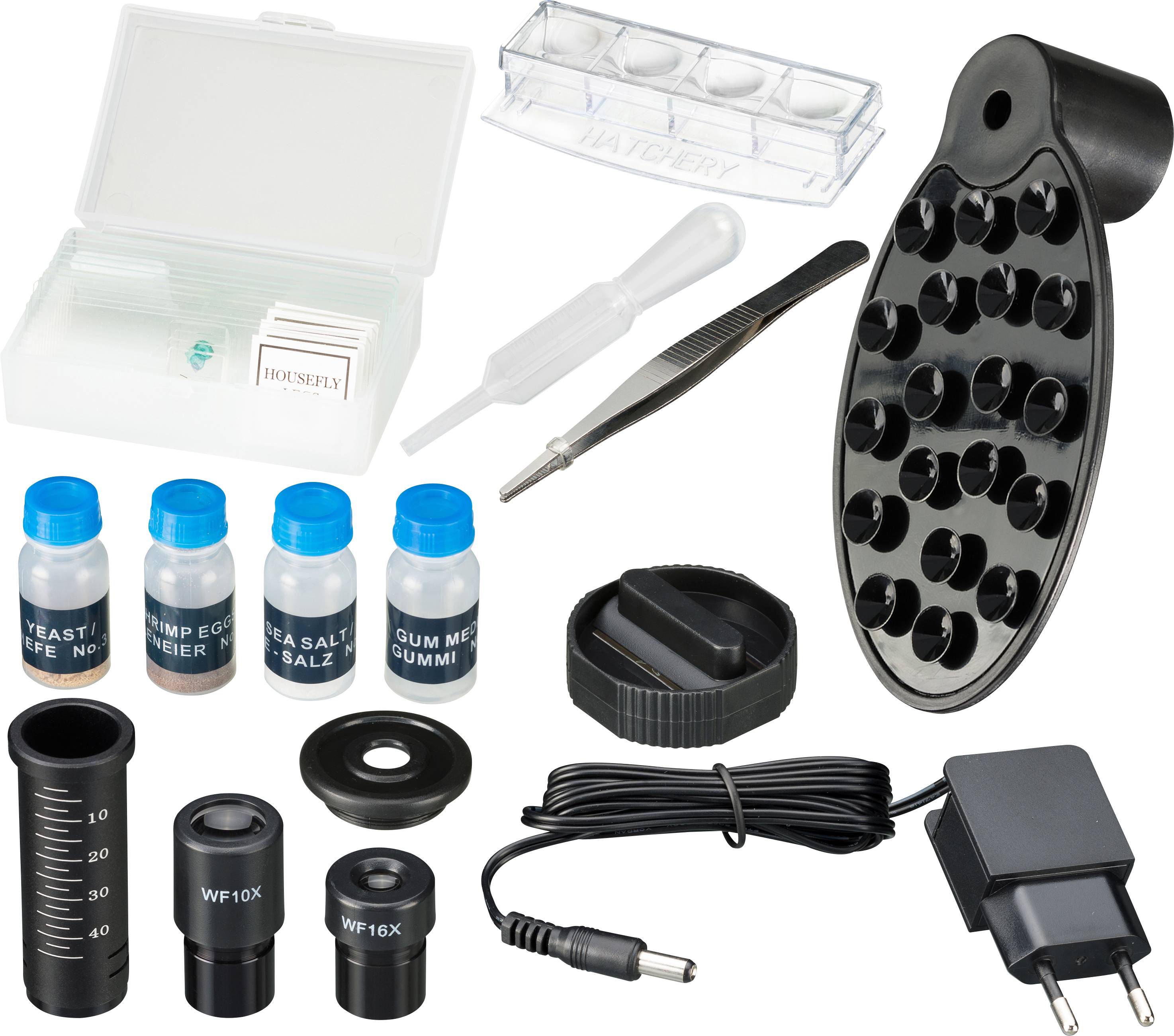 National Geographic 9039001 40x-1280x Mikroskop inkl. Smartphone Halterung Durchlichtmikroskop Monokular 1280 x Auflicht