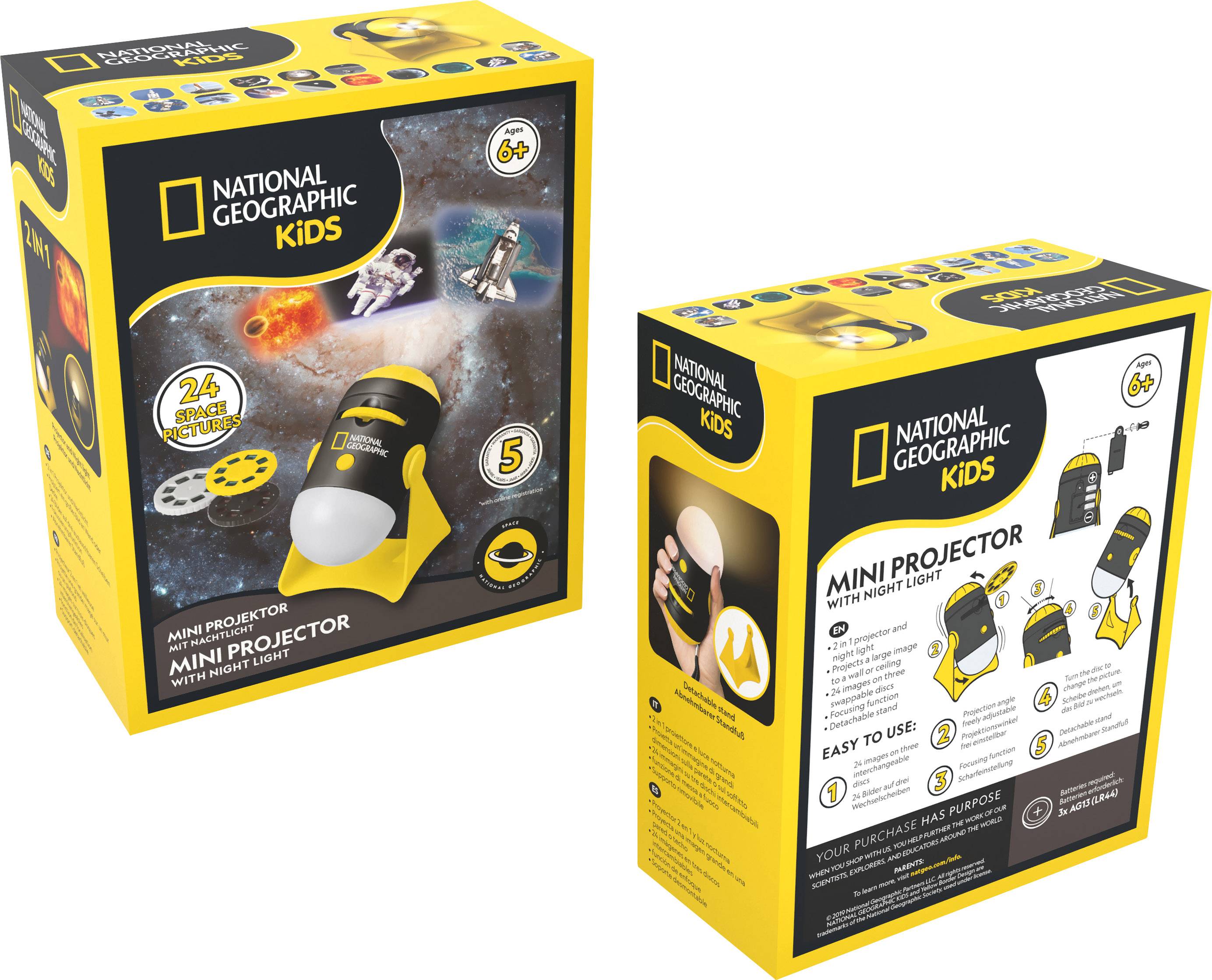 National Geographic 9105600 Mini Projector Astronomie Fertiggerät