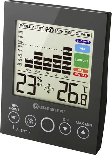 Bresser Optik MA Hygrometer Schwarz