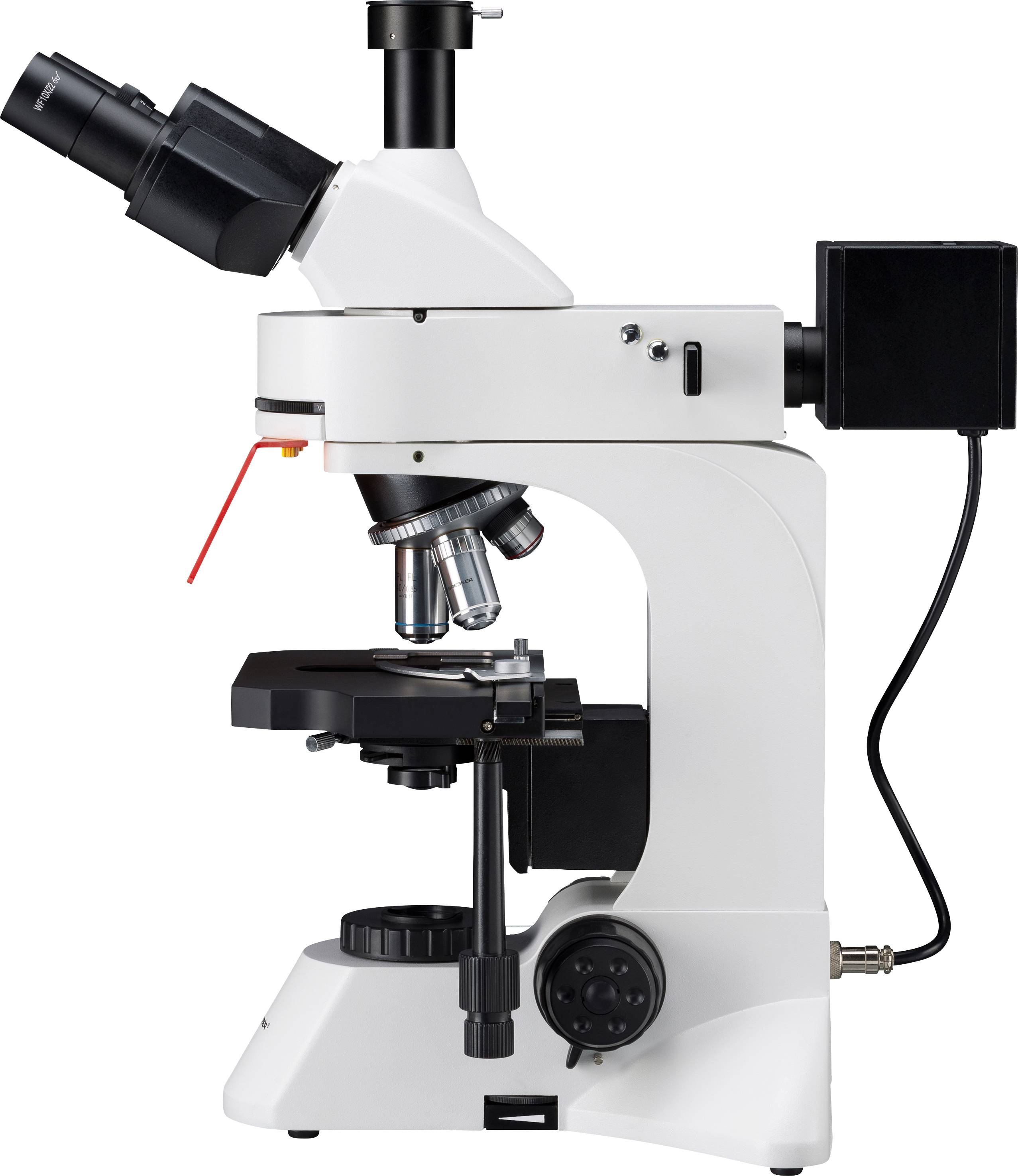 Bresser Optik 5770500 Science ADL 601 F LED Durchlichtmikroskop Trinokular 1000 x Durchlicht, Auflicht
