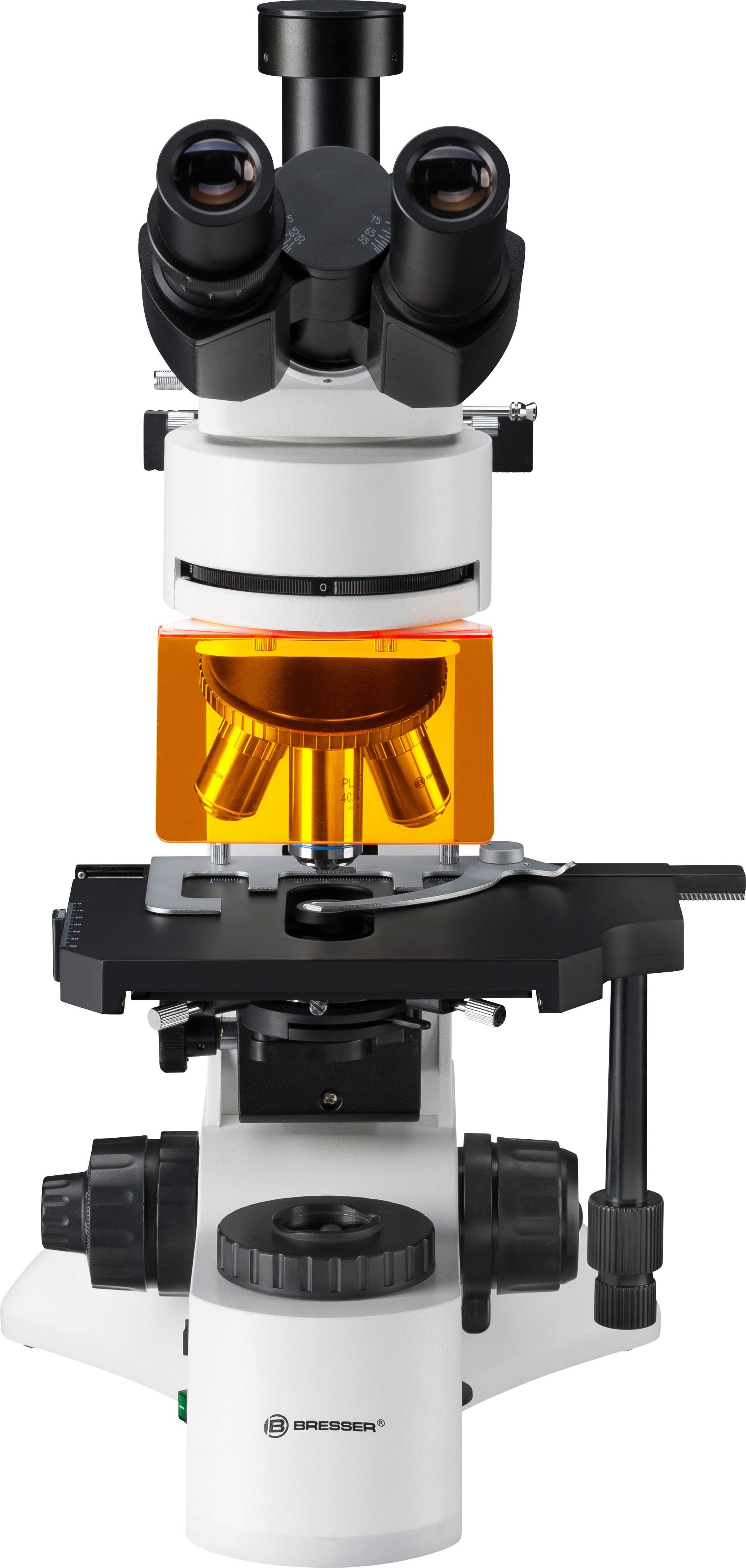Bresser Optik 5770500 Science ADL 601 F LED Durchlichtmikroskop Trinokular 1000 x Durchlicht, Auflicht