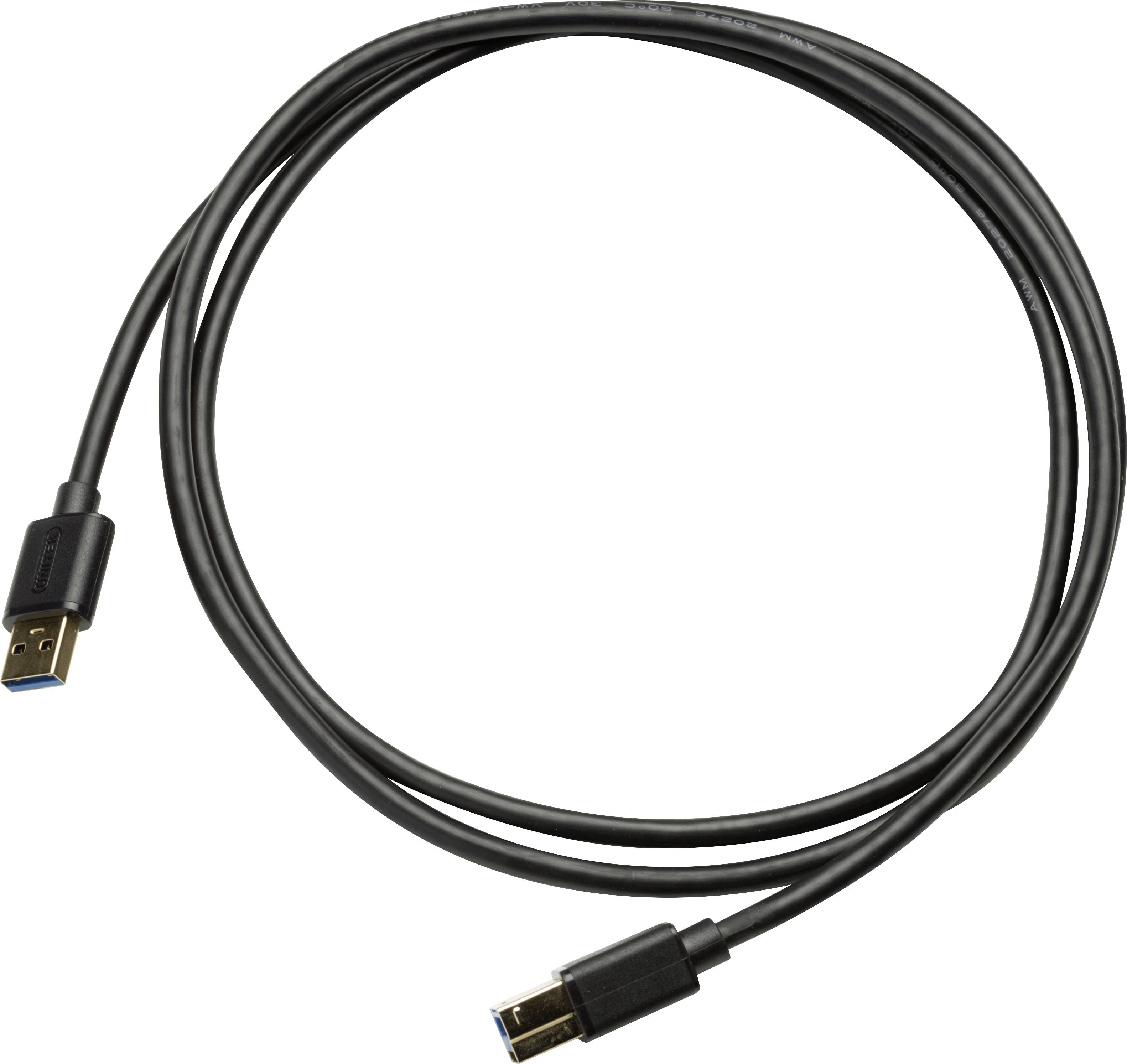 USB-Kabel mit Standard-USB-Anschluss und Micro-USB-Anschluss. Verwendet für Datenübertragung und Aufladen von Geräten.