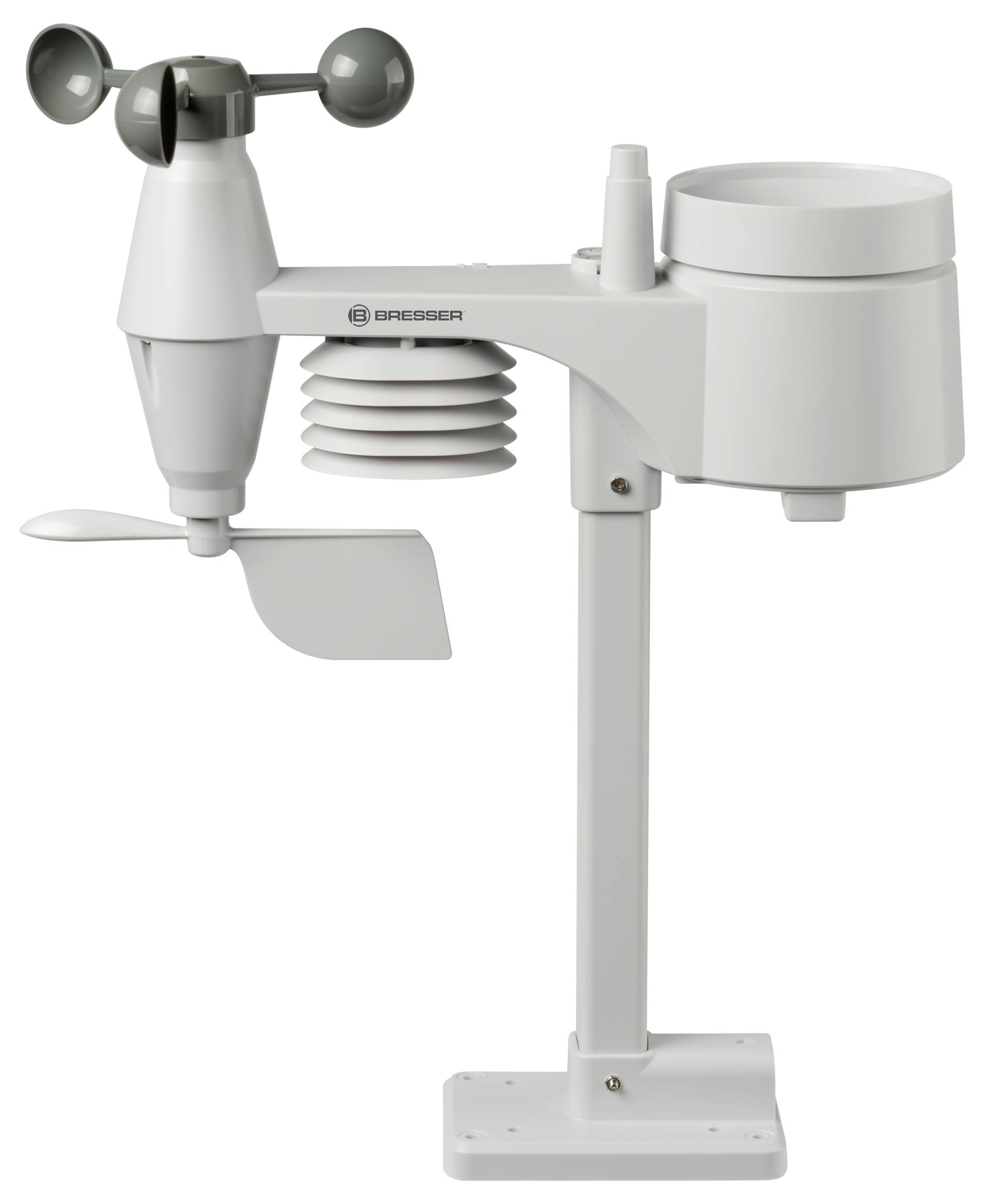 Bresser Optik Weather Center WTW 5-in-1 7002510 Funk-Wetterstation Vorhersage für 12 bis 24 Stunden