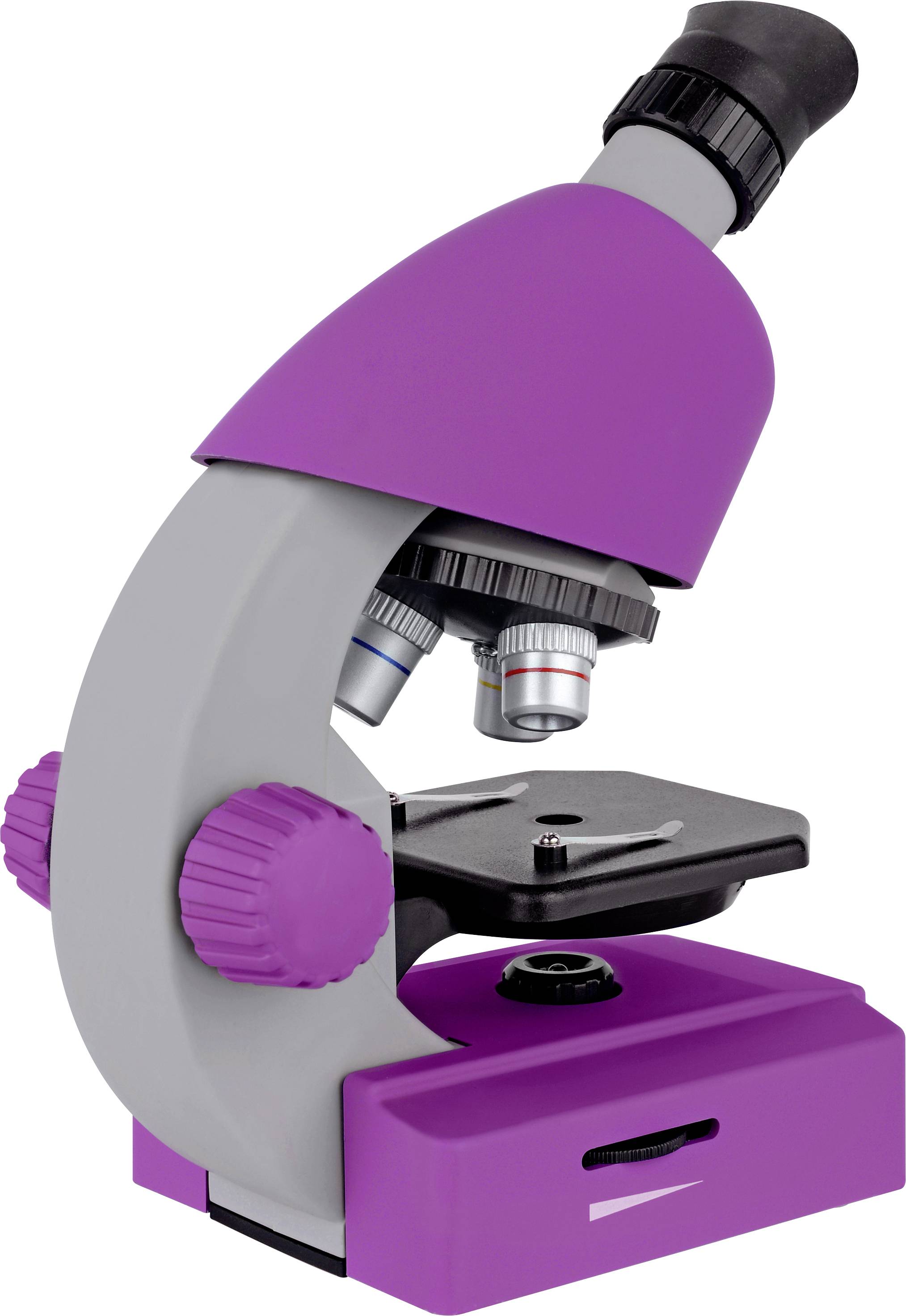 Bresser Optik 8851300GSF000 violet Kinder-Mikroskop Monokular 640 x Durchlicht
