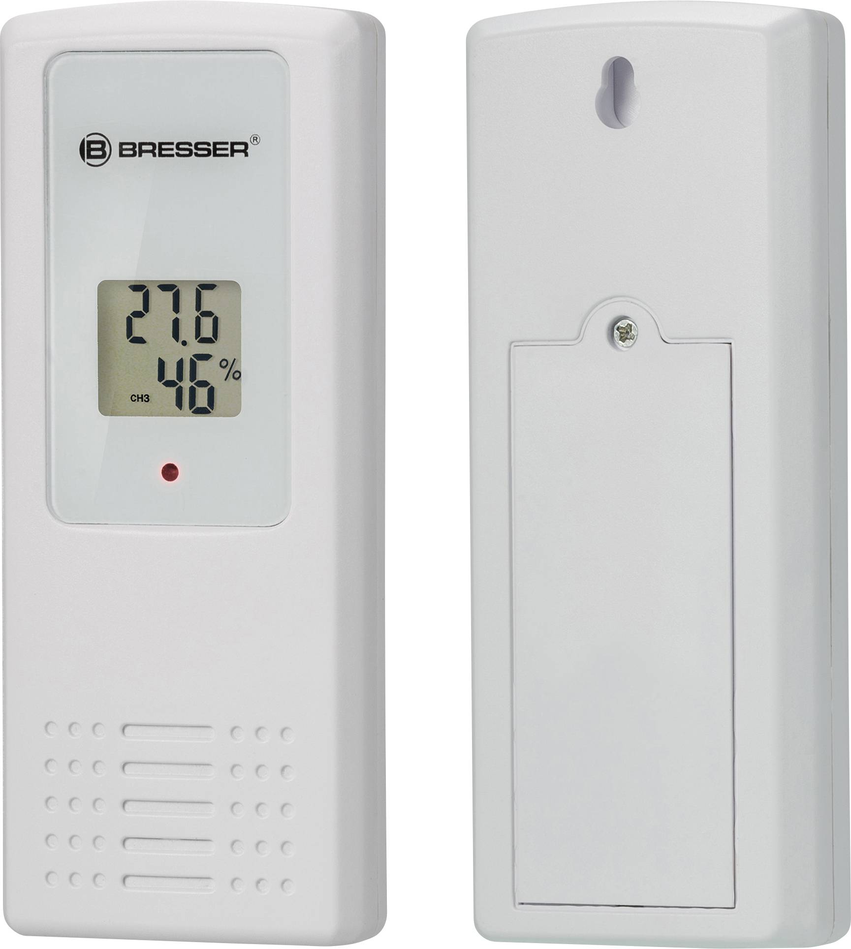 Bresser Optik Quadro Thermo-/Hygrometer Weiß