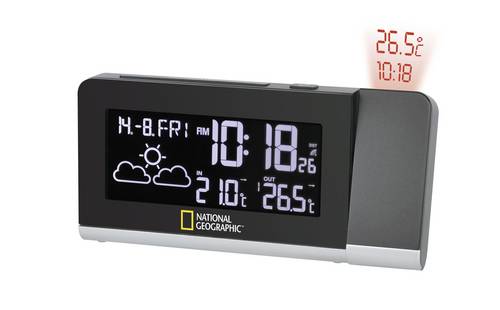 National Geographic Multi Colour Projektor 9070400 Funk-Wetterstation Vorhersage für 12 bis 24 Stun