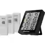 Bresser Optik Quadro Thermo-/Hygrometer Schwarz 7000020CM3000 Bresser Optik Quadro Thermo-/Hygrometer Schwarz 7000020CM3000