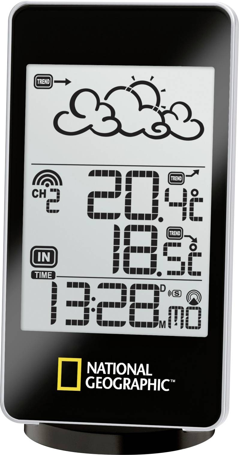 National Geographic Basic 9066000 Funk-Wetterstation Anzahl Sensoren max. 3