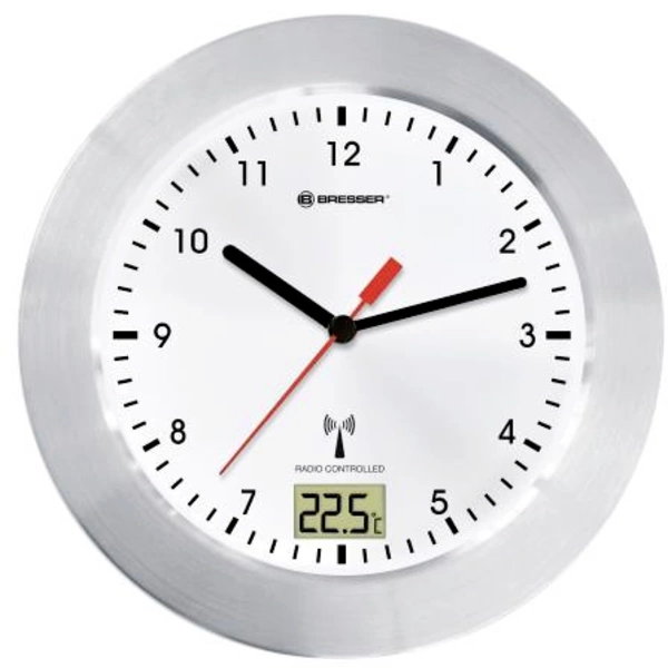 Bresser Optik 8020114 Funk Wanduhr Lernbausatz 17 mm x 6 cm Weiß Badezimmer-/Feuchtraum geeignet, spritzwassergeschützt Bresser Optik 8020114 Funk Wanduhr Lernbausatz 17 mm x 6 cm Weiß Badezimmer-/Feuchtraum geeignet, spritzwassergeschützt
