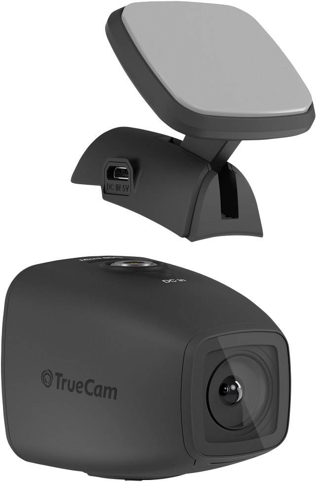 TrueCam H5 Full HD Dashcam mit GPS Blickwinkel horizontal max.=130 ° Display
