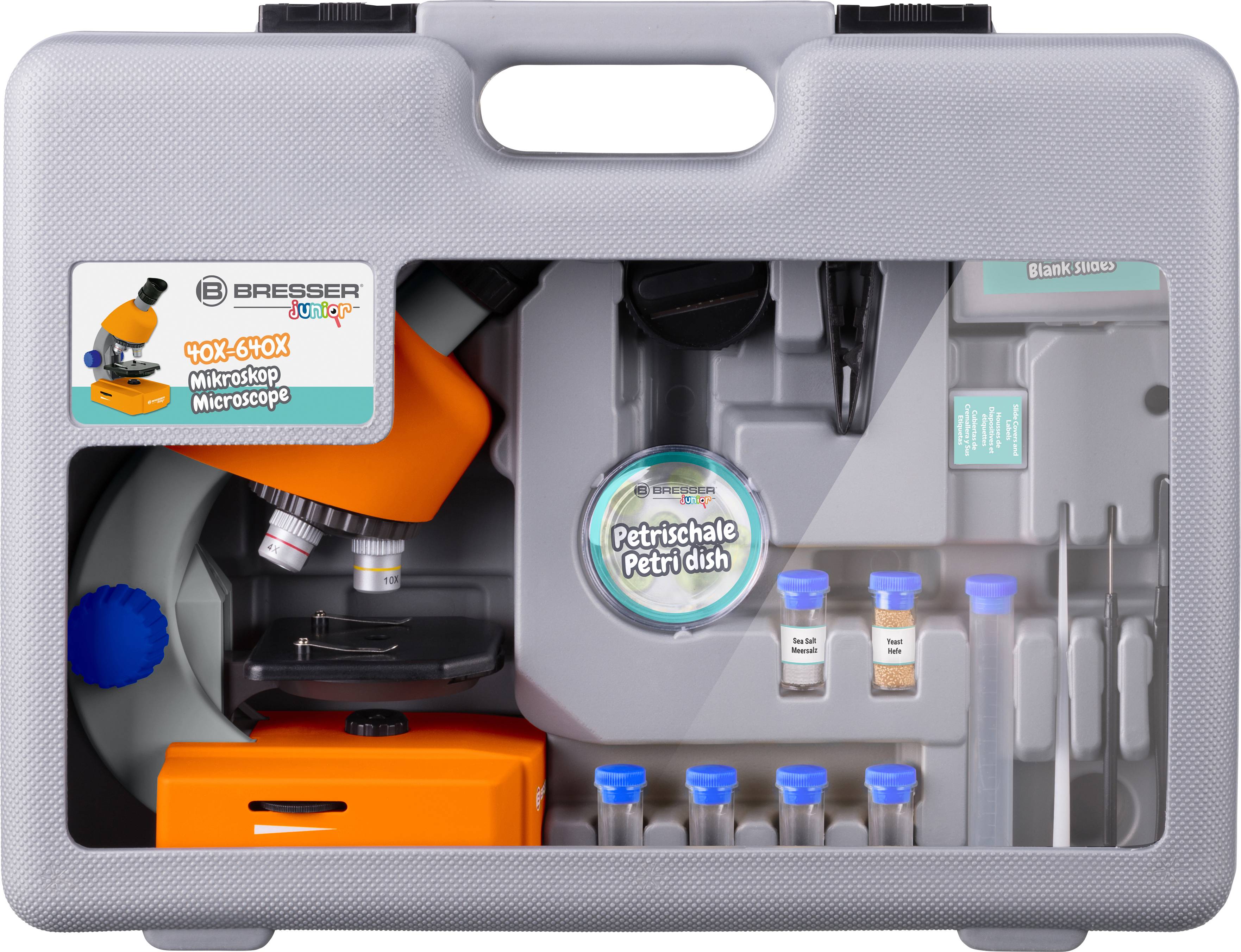 Bresser Optik 8851310 Junior 40-640 Kinder-Mikroskop